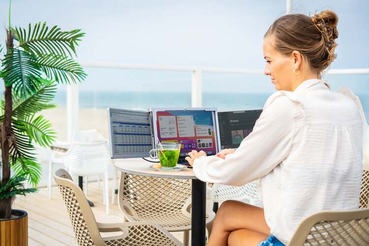 Voordelen van werken met een extra scherm