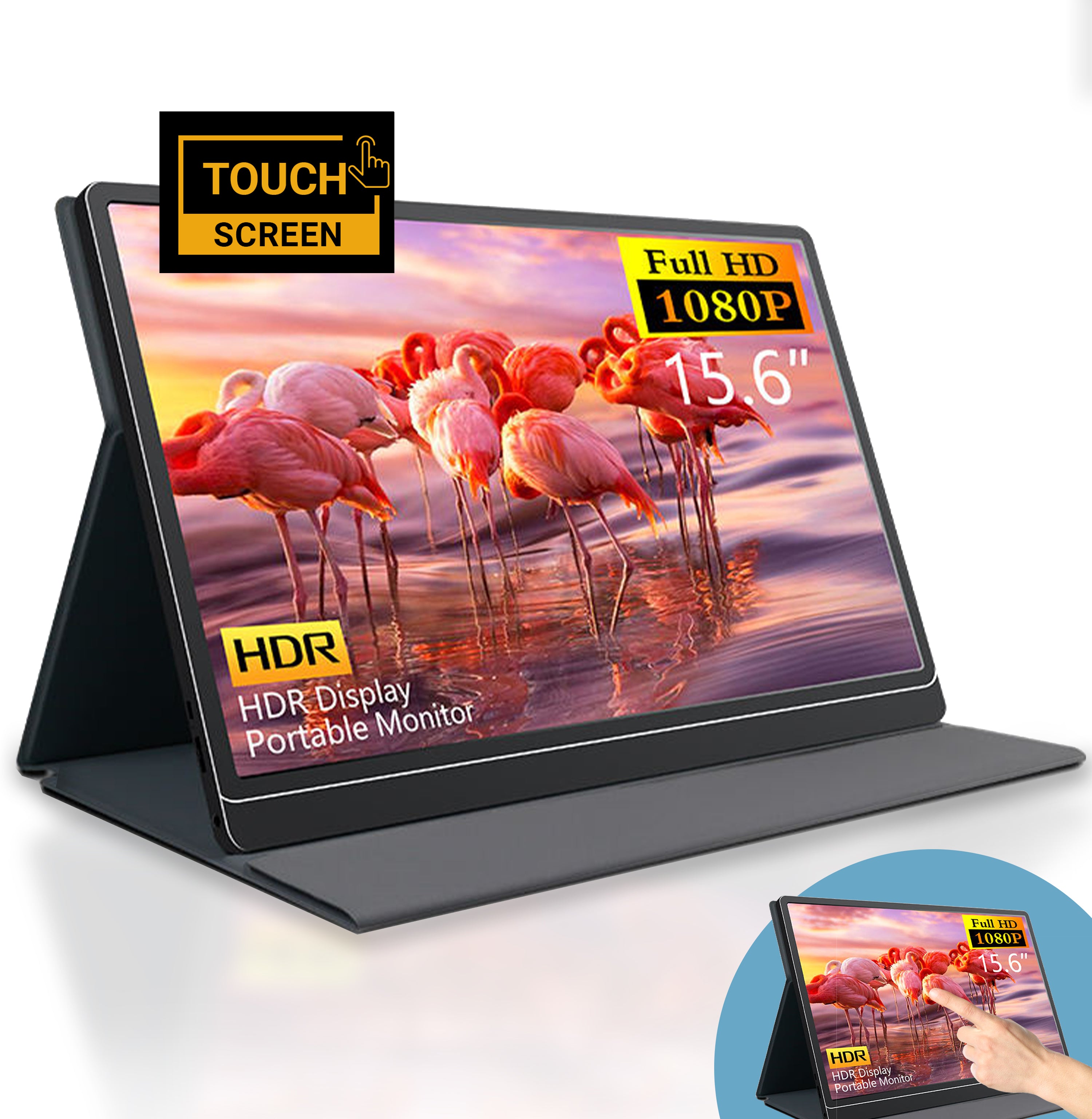 Portable Monitor met Touchscreen