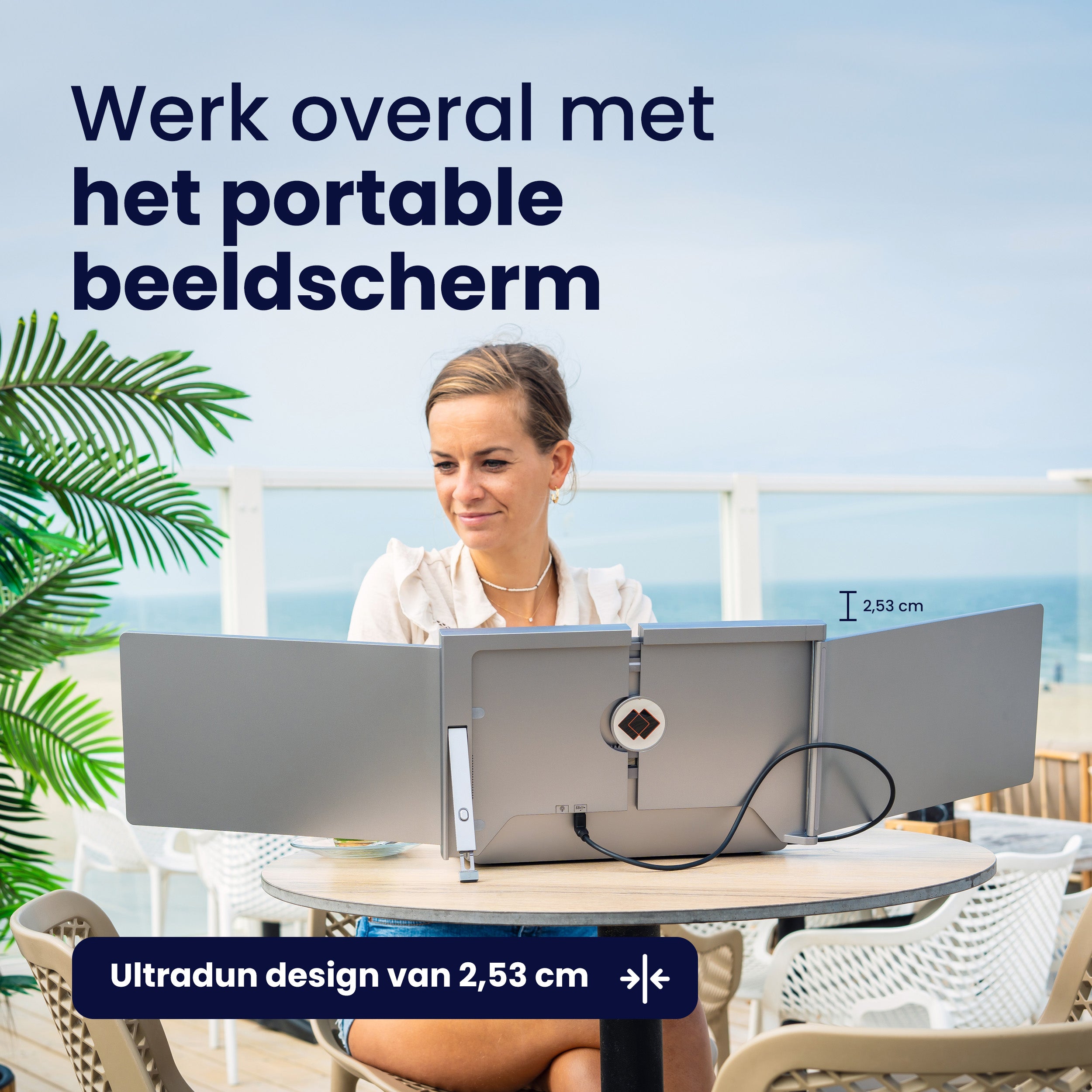 Triple Screen 13.3 Inch