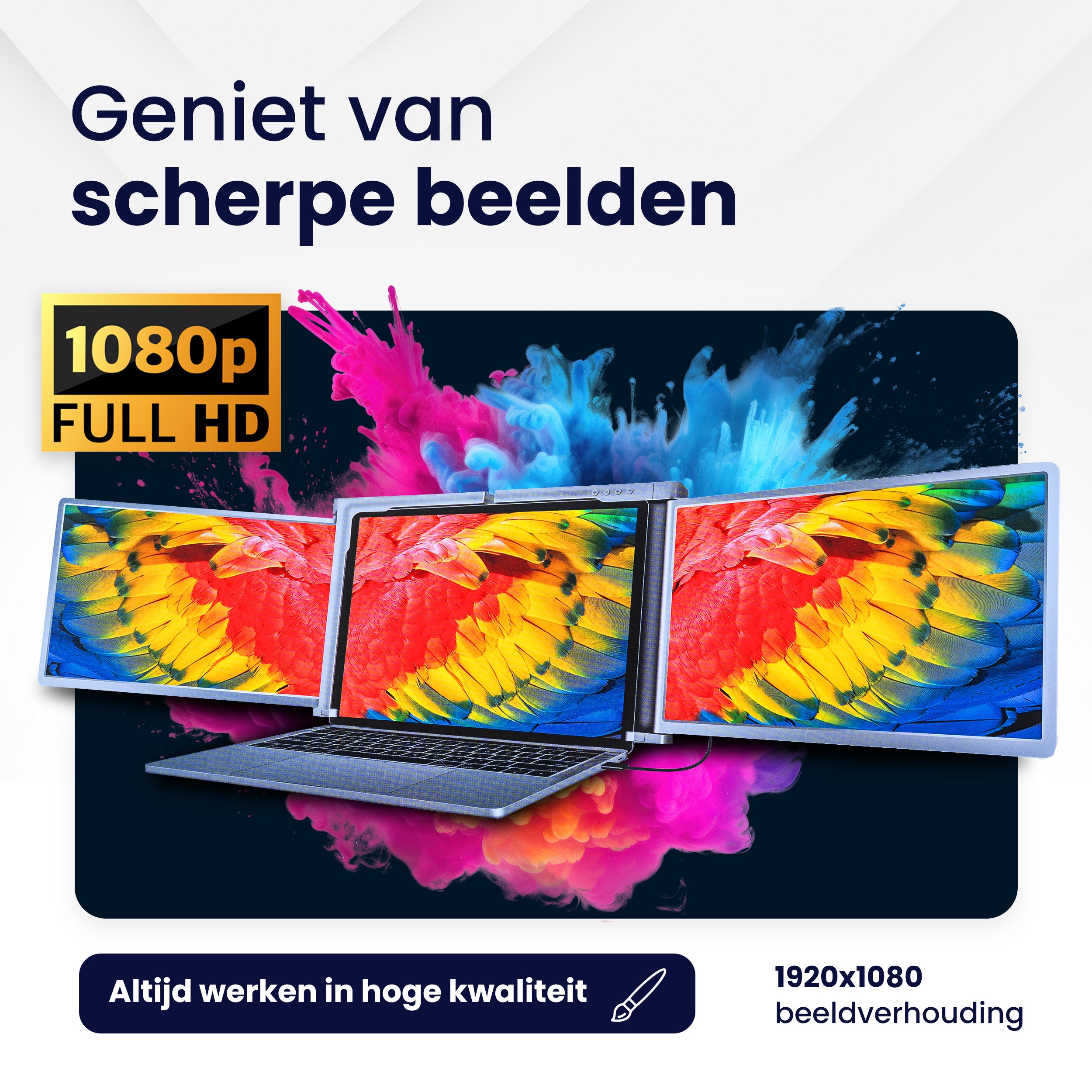 Triple Screen 13.3 Inch