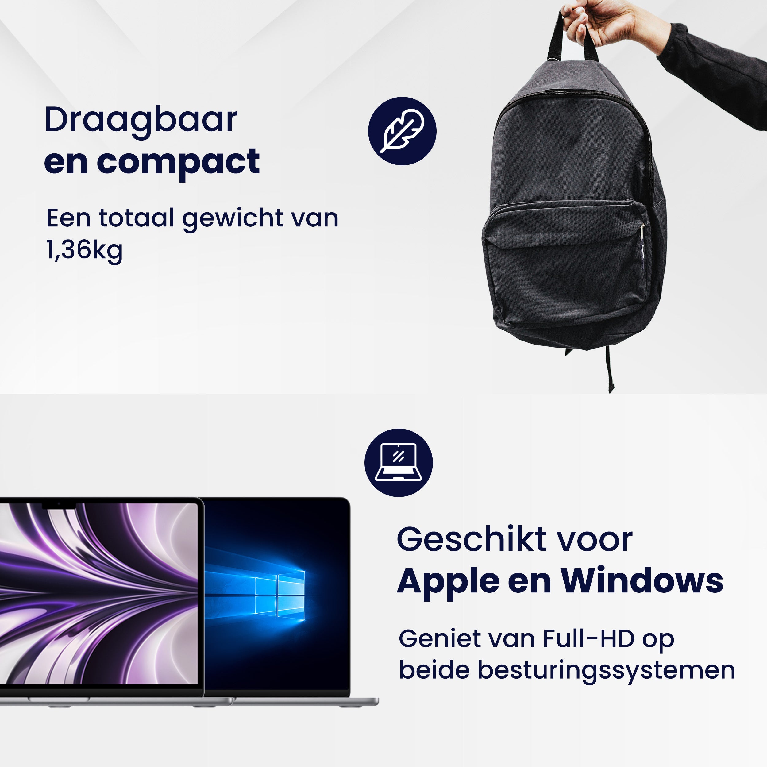 Triple Screen 13.3 Inch