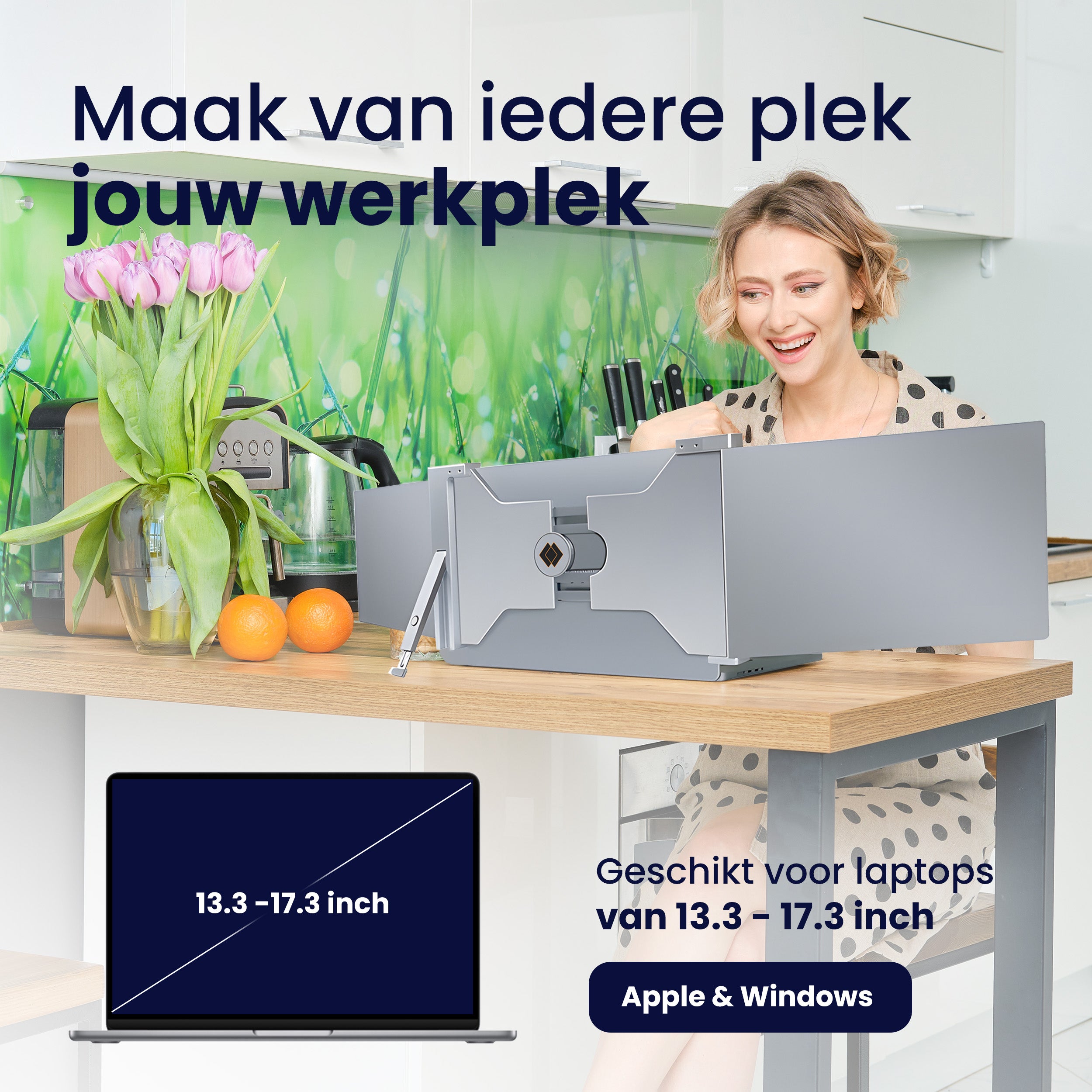 Triple Screen 13.3 Inch